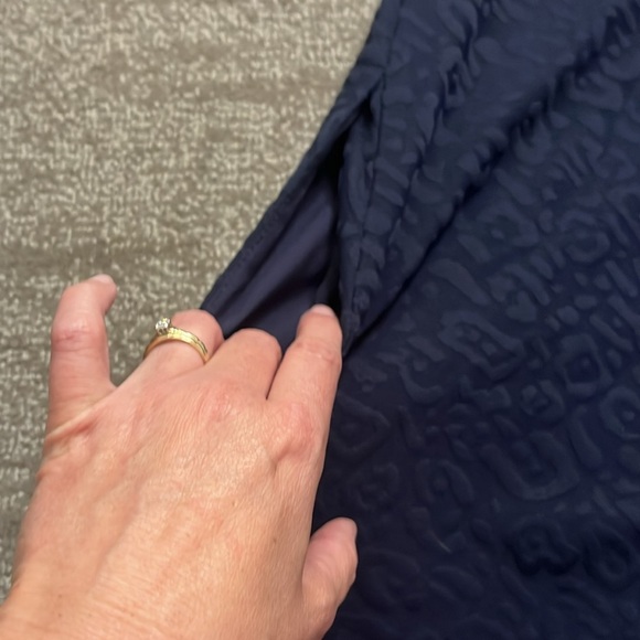 J. McLaughlin Navy Pocketed Shift Dress Size XL - Picture 9 of 11